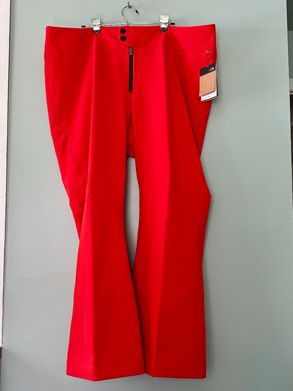 NWT The North Face Woman's Plus Snoga Ski Pants Fiery Red 3XL